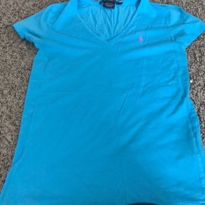 Beautiful Blue RL Sport size small V neck